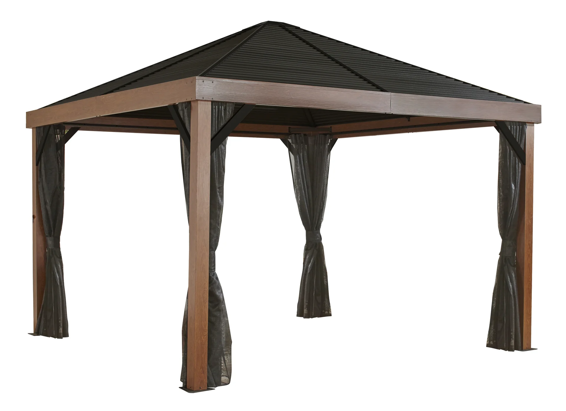 "Sojag Pavillon Valencia 12x12 Holz-Edition image"