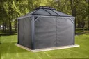 Vorhang-Set passend zum Pavillon Mykonos/Moreno 10x14