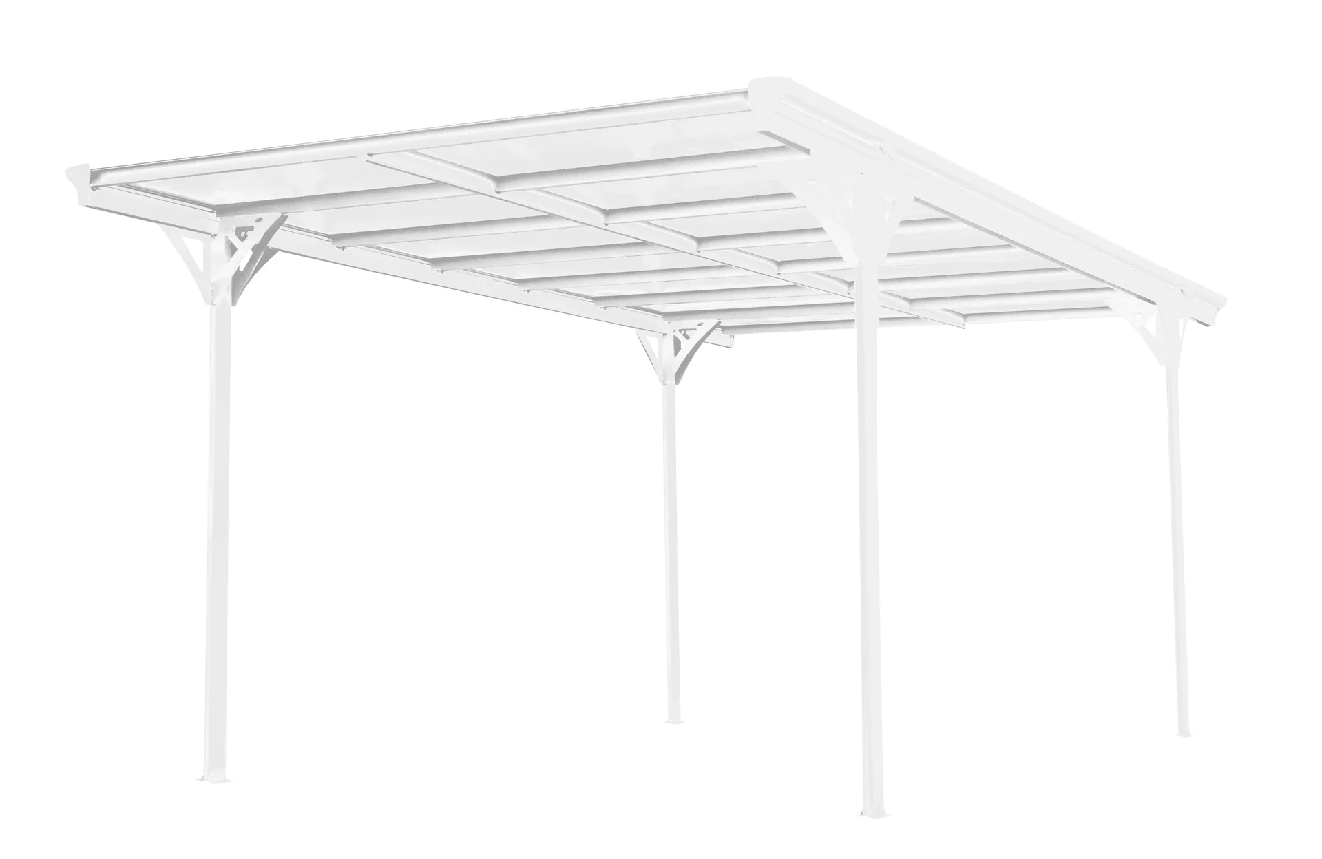 "Westmann Carport Flachdach 15 m image"