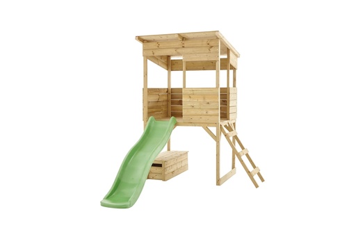 "Westmann Stelzenhaus Wildnis Spielhaus mit Rutsche image"