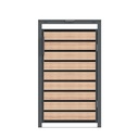 Westmann Mülltonnenbox Lacina 1er holzoptik (1× 240 L)
