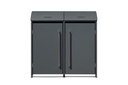 Westmann Mülltonnenbox Moderna 2er anthrazit (2× 240 L)