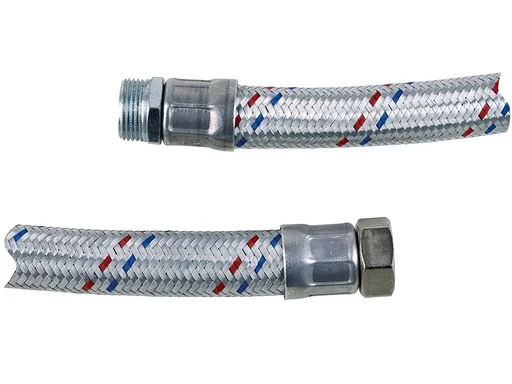 "Panzerschlauch Flexschlauch 30,93 mm (1" IG) / 33,25 mm (1" AG), 60 cm Schlauchlänge image"