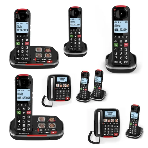 "Senioren-Schnurlos-Telefon mit großen Tasten und hörgerätekompatibel image"