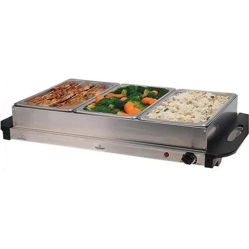 "Buffetwärmer aus Edelstahl 300W 53 x 35 x 10cm image"