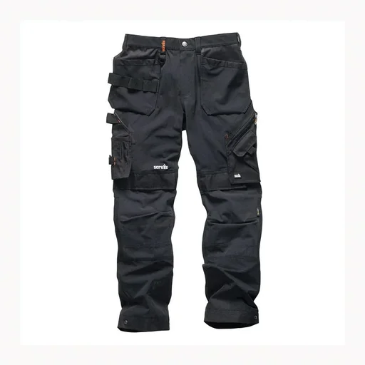"Pro Flex Plus Arbeitshose, schwarz 36R image"