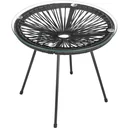 Beistelltisch Acapulco schwarz Ø45cm
