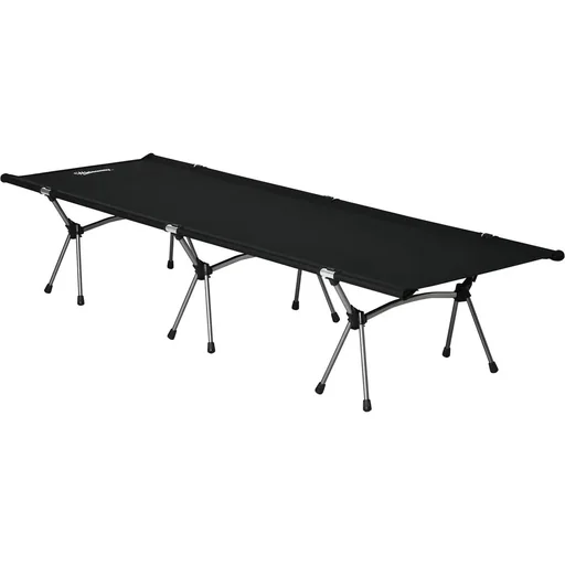 "Campingbett bis 150kg schwarz 190 x 65 x 38 cm image"