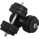 Kurzhantel Set 30 kg schwarz