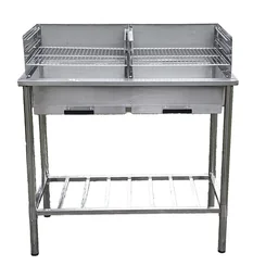 Edelstahl Grilltisch