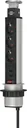 Tischsteckdosenleiste Tower Power 3-fach, 2 USB Anschlüsse