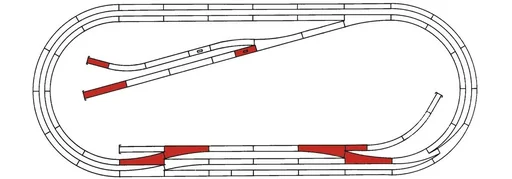 "ROCO LINE Gleisset E (Gleise mit Bettung) image"