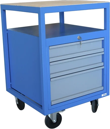 "Roll-Werkbank P 600 S mit 3 Schubladen, abschließbar und Rollfunktion image"