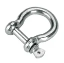 Schäkel, geschweift 1/4" 6mm, 3 Stk.