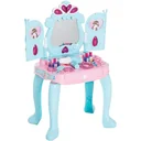 Schminktisch Kinder Frisiertisch Musik und Licht Hellgrün+Rosa