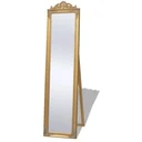 Freistehender Spiegel Barok 160x40cm gold
