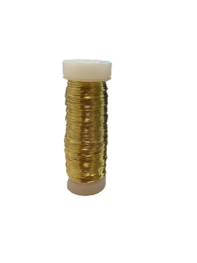 "Bindedraht 50 g - goldfarbend image"