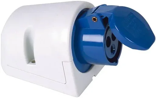CEE Wandsteckdose 1x16A 230V