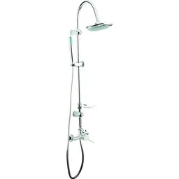 Brausegarnitur - Regendusche - Handbrause - Chrom