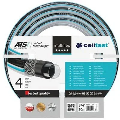 "CELLFAST - GARTENSCHLAUCH - MULTIFLEX ATS VARIANT VT - 3/4" - 50 m image"
