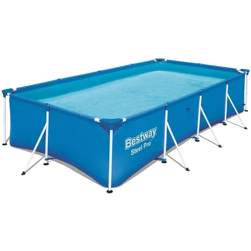 "Stahl Pro Rahmen Schwimmbad - 400x211x81cm image"