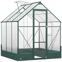 Gewächshaus für den Garten, vielseitig nutzbar als Treibhaus, Tomatenhaus, Frühbeet und Pflanzenhaus, 4 mm PC Sonnenschu