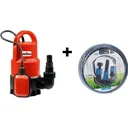 Tauchpumpen-Set 7500l / h INKLUSIVE 20 Meter Schlauch