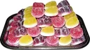 Fruchtgelee mit Joghurt, 1000 g - Erdbeere, Mango, Johannisbeere