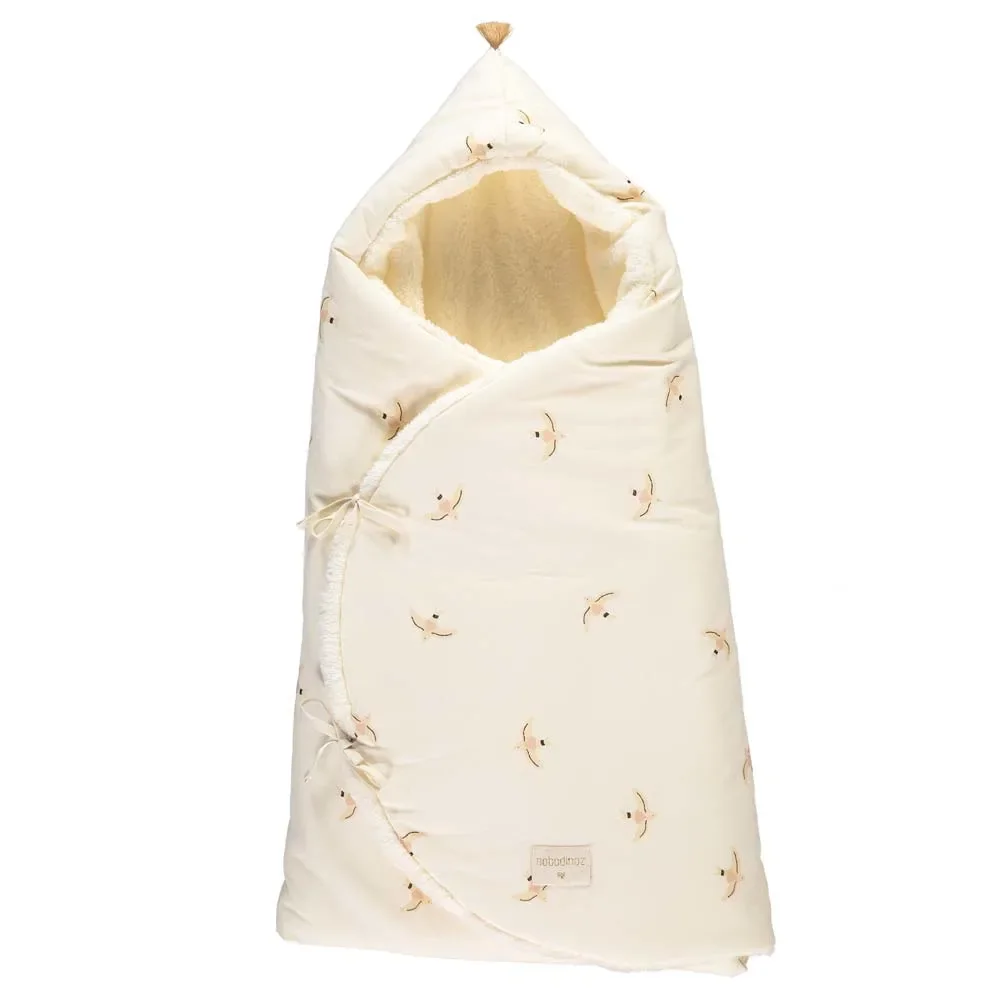 Nobodinoz Kinderwagen Sack Cosy Haiku Vögel