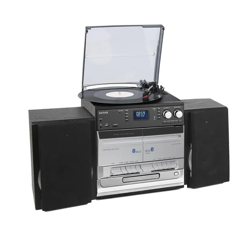 "Musik-Center mit Plattenspieler, DAB+ Radio, CD und Kassette image"