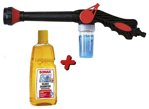 Hochleistungs Waschpistole 'F1 AQUABLASTER' + 1 x Glanz Shampoo