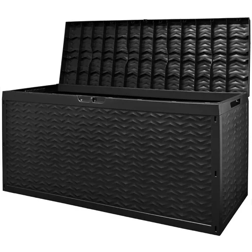 "Aufbewahrungsbox Cargo Anthrazit 120x45x60cm mit Rädern image"