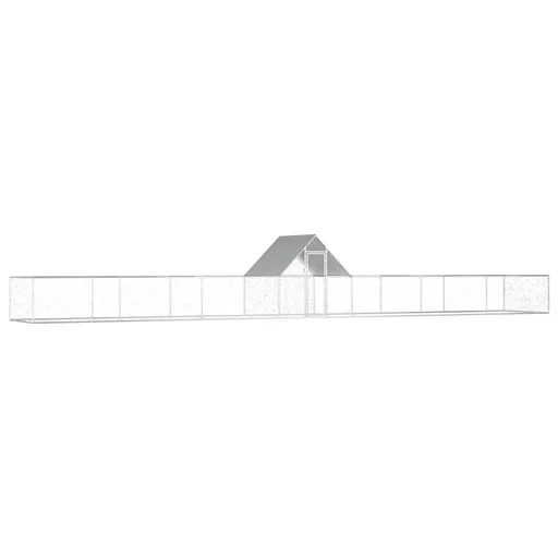 "Hühnerstall 14x2x2 m Stahl verzinkt image"