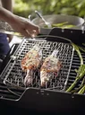 Fisch- und Gemüsehalter klein, Edelstahl