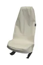 Sitzschoner Kunstleder, creme