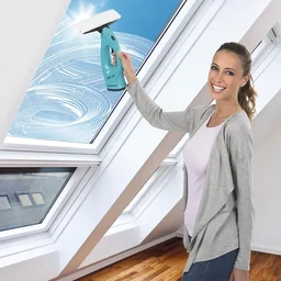 Akku Fensterreiniger 3in1 - Fenstersauger mit Sprüher - Einschäumer - Abzieher