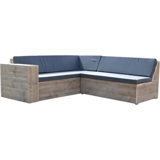 "Lounge-Set robustes Gerüstholz-Ecksofa 200/250 cm image"