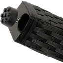 Gartengarnitur 17-Sitzer - Polyrattan-Sitzgruppe Rom schwarzes Akazienholz