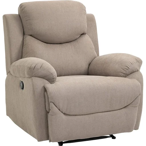 "Relaxsessel Einzelsofa Liege 150° neigbar Fernsehsessel Leinen Beige 97 x 96 x 105,5 cm image"