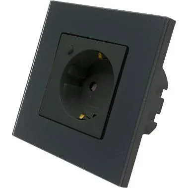 "Smarthome VT-5134 WiFi-Wandsteckdose - schwarz - 10A - 2200W - Funktioniert mit Amazon Alexa und Google Home Assistant image"