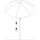 Regenschirm 125 cm - Regenbogen