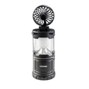 LED Campinglaterne mit Ventilator, zusammenschiebbar