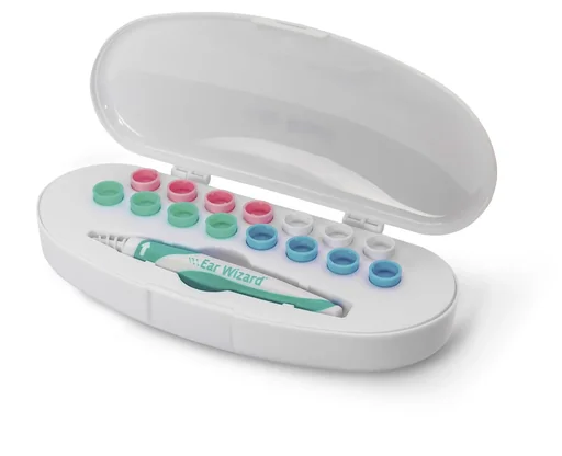 "Ohrenreiniger-Set „Ear Wizard“, mit 15 Silikonaufsätzen und Aufbewahrungsbox, 17-teilig image"