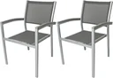 2 x Stapelstuhl "Grace"