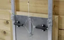 Selbstverriegelung für automatische Hühnertür