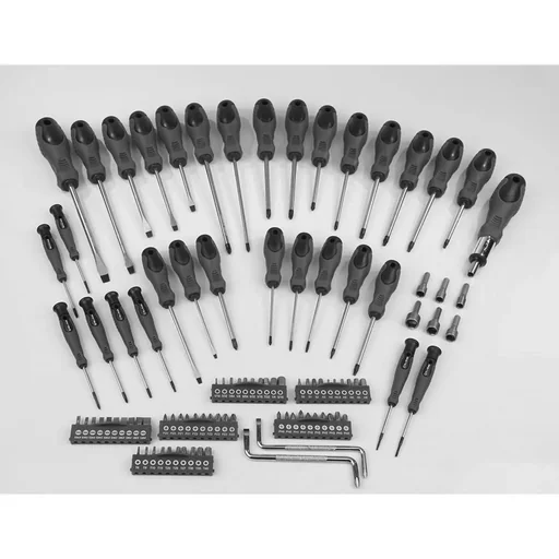 "Schraubendreher und BIT SET - 100 STUKS Inklusive Halterung image"