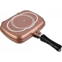 Doppelseitige Grillpfanne - 34cm - Kupfer