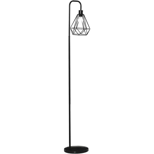 "Stehlampe im Industrie-Stil schwarz image"