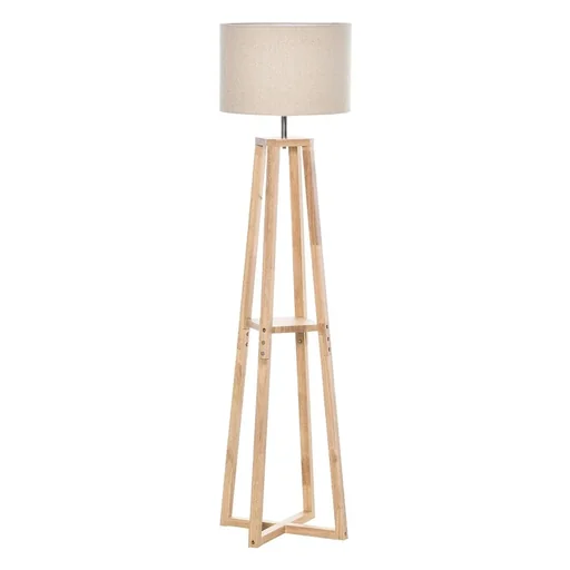 Stehlampe mit Regal und Pedal-Schalter