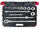 Steckschlüssel Satz 3/4 SW22-50 mm 14-teilig